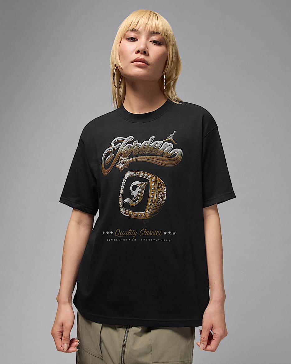 ★ Nike★ Jordan Crop Graphic T-Shirt W Black HJ0197010 HJ0 Jordan Women's Graphic T-Shirt. Nike.com